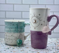 Green Adventurine and Pink Quartz